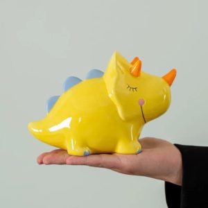 Tirelire en forme de dinosaure, cadeau original