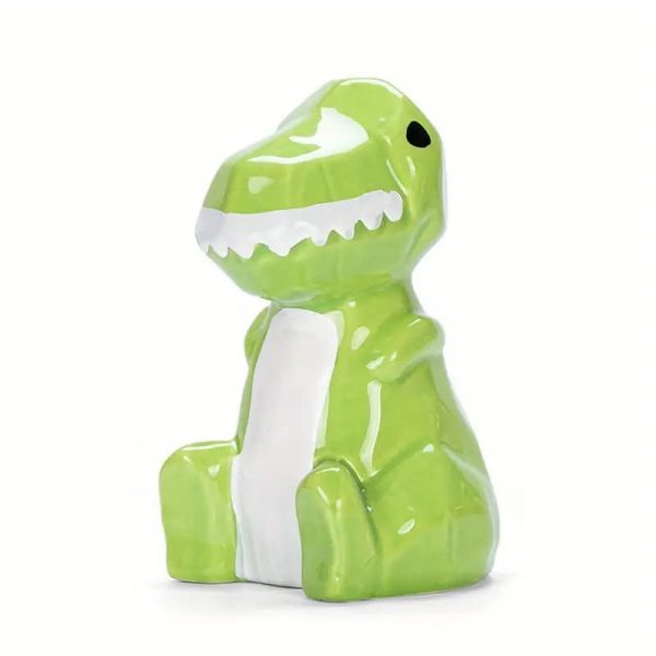 Dinosaure en céramique, tirelire pratique