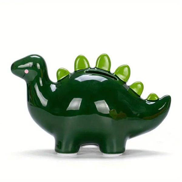 Tirelire originale dinosaure, décor enfantin
