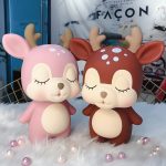 Tirelire cerf en céramique décorative
