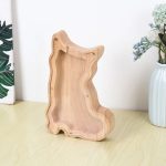 Tirelire Chat en Bois décorative pour enfants