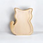 Tirelire chat en bois, parfait cadeau pour enfants