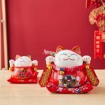 Tirelire Chat design traditionnel chinois
