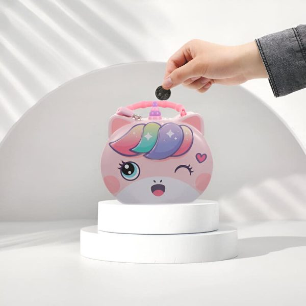 Tirelire licorne stylisée, idée cadeau créative et fun