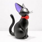 Tirelire Chat Noir en céramique décorative