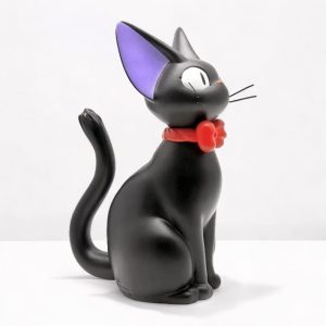 Tirelire Chat Noir en céramique décorative