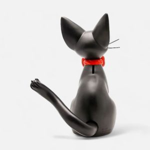Tirelire en forme de chat noir élégant