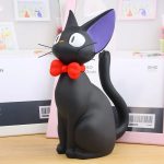 Tirelire originale chat noir en résine