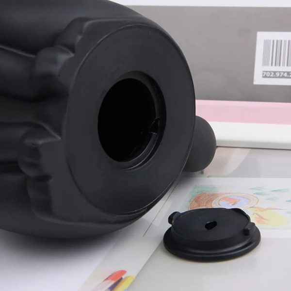 Tirelire chat noir moderne pour collection