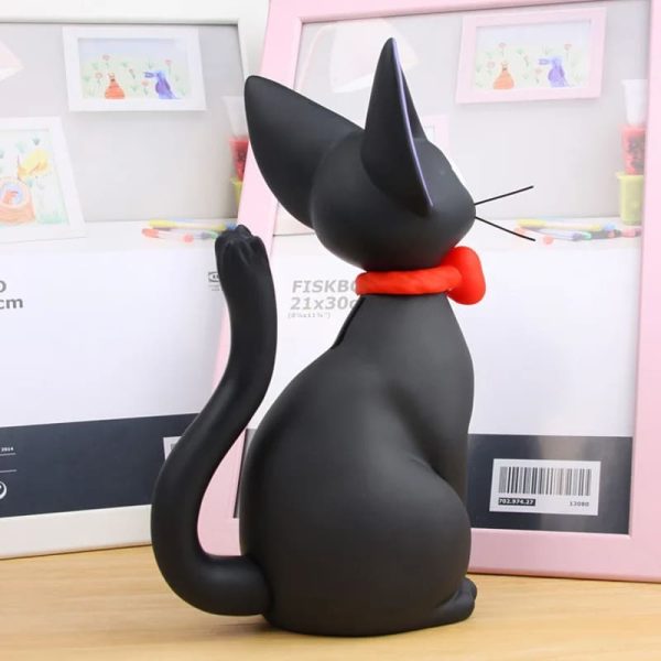 Tirelire amusante en forme de chat noir