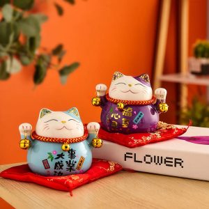 Tirelire Chat en forme de porte-bonheur élégante