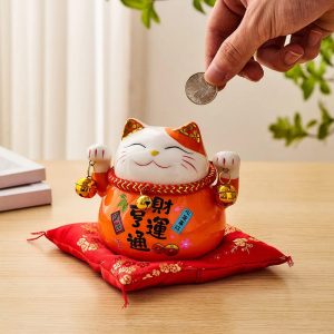 Tirelire Chat stylisée pour une ambiance zen