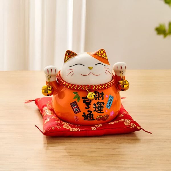 Tirelire originale en forme de chat porte-bonheur