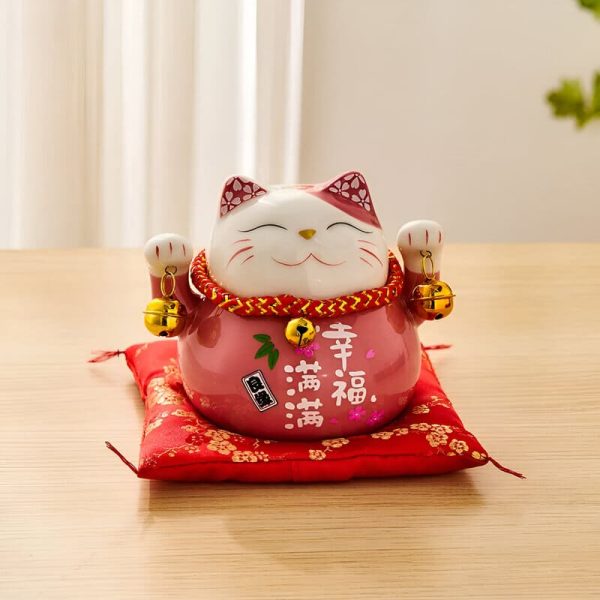 Chat porte-bonheur : tirelire pour petits et grands