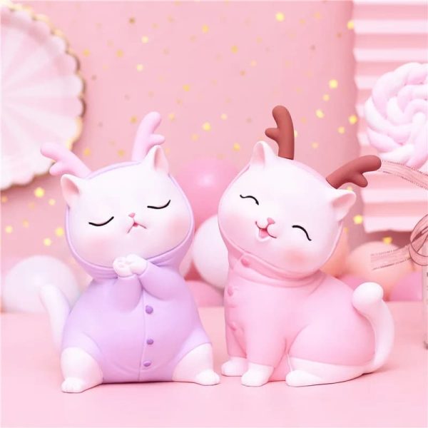 tirelire-chat-rose-1 Tirelire Chat Rose en céramique, design mignon et coloré
