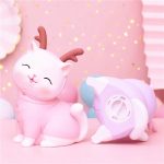 Charmante tirelire chat rose pour enfants et collectionneurs