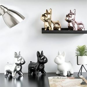 Tirelire Bouledogue Français en céramique