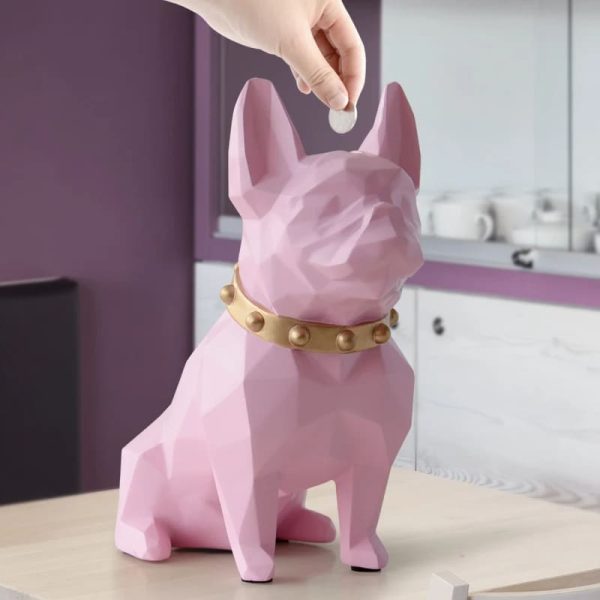 Tirelire amusante en forme de chien pour enfants