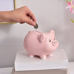 Tirelire en forme de cochon pour économiser de l'argent