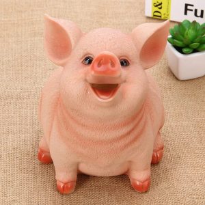 Tirelire cochon décorative pour enfants
