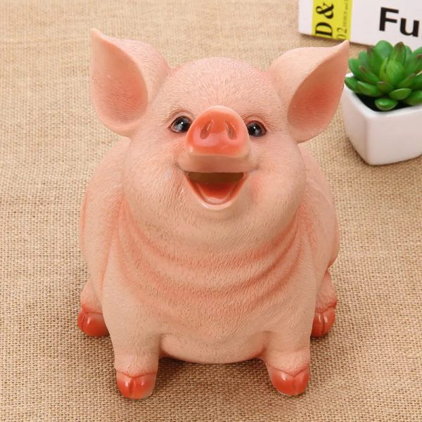 Tirelire cochon décorative pour enfants