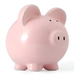 Cochon en céramique pour économiser et décorer