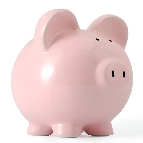 Cochon en céramique pour économiser et décorer
