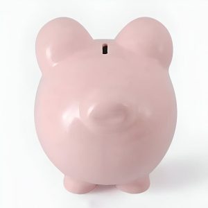 Économiseur en céramique, tirelire cochon colorée et fun