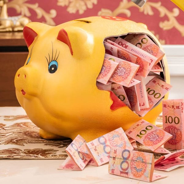 Tirelire cochon pour économiser de l'argent