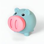 Tirelire cochon en céramique colorée
