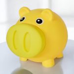 Tirelire cochon avec design vibrant