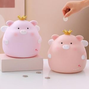 Tirelire cochon décorative pour les économies