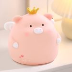 Cochon avec couronne, tirelire idéale pour cadeaux