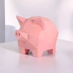 Tirelire en forme de cochon, objet déco ludique et chic