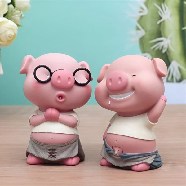 Cochon en forme de tirelire, cadeau ludique