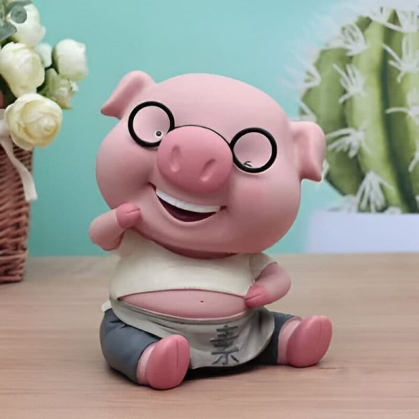 Tirelire cochon, jeu et épargne réunis