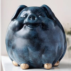 Tirelire cochon géante pour enfants et adultes