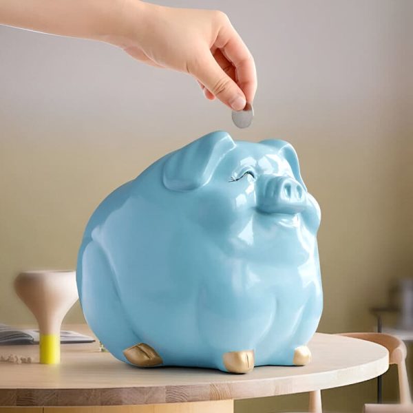 Tirelire en forme de cochon, idéale pour cadeaux