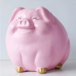 Cochon de tirelire géant pour chambre d'enfant