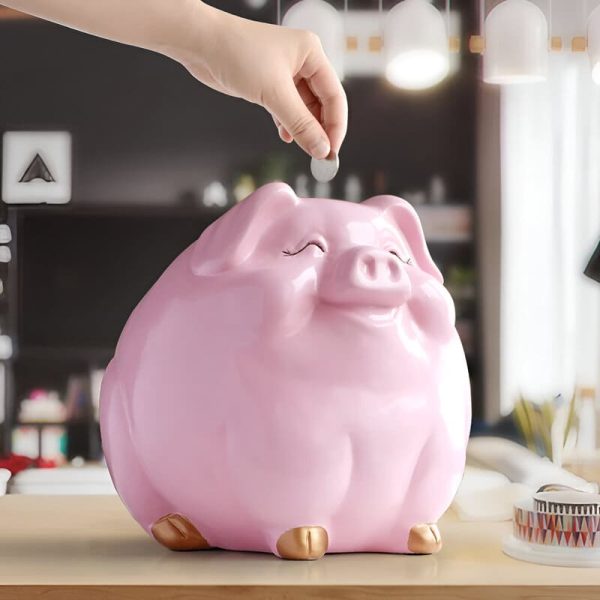 Tirelire cochon géante, un accessoire ludique