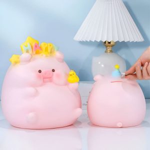 Tirelire cochon amusante pour économiser de l'argent