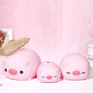 Tirelire cochon résistante aux chocs