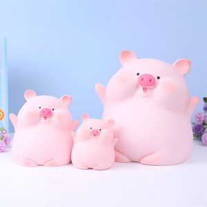 Tirelire Cochon originale en céramique colorée