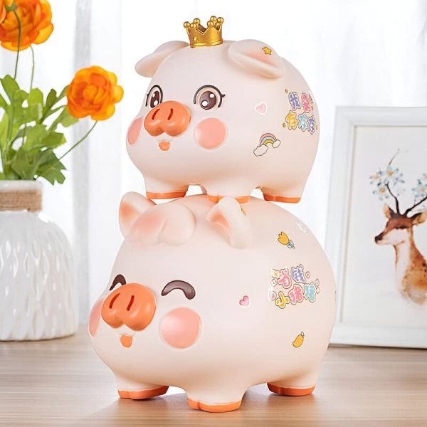 Tirelire cochon sur mesure pour économies