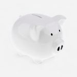 Tirelire cochon classique au design ancien