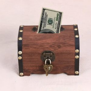 Coffre à Monnaie en Bois