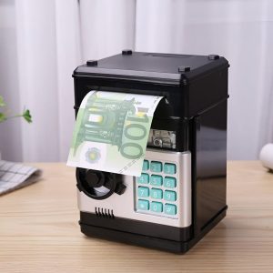 Tirelire coffre-fort avec code de sécurité