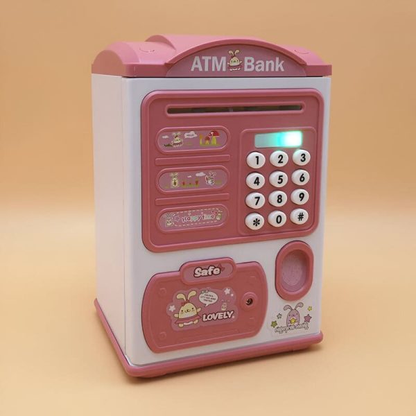 Tirelire coffre-fort pratique et amusante pour enfants