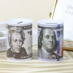 Tirelire Dollar en métal pour économiser