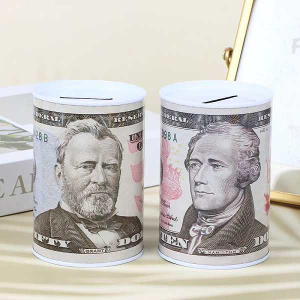 Tirelire conserve Dollar pour les petits sous